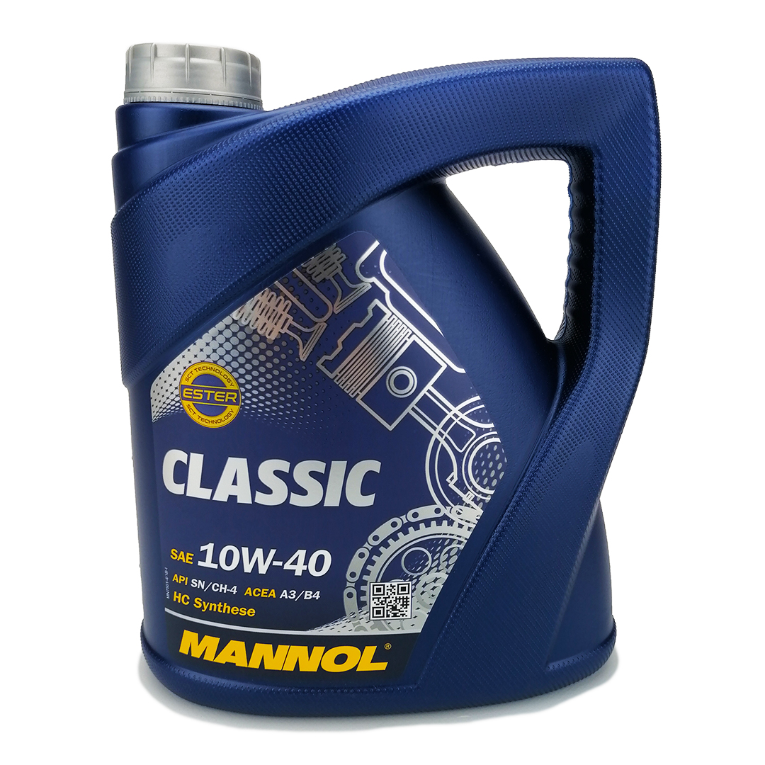 Олива моторна 10W-40 4л Classic Mannol