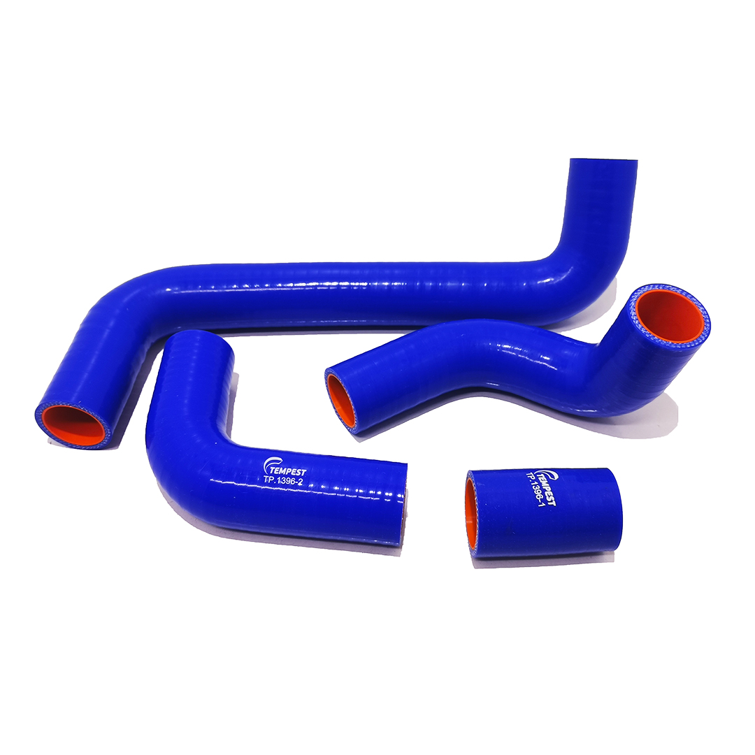 Патрубок радіатора (компл. 4 шт) (під мідний радіатор) (силікон) 2101, 2102, 2103, 2106 Tempest