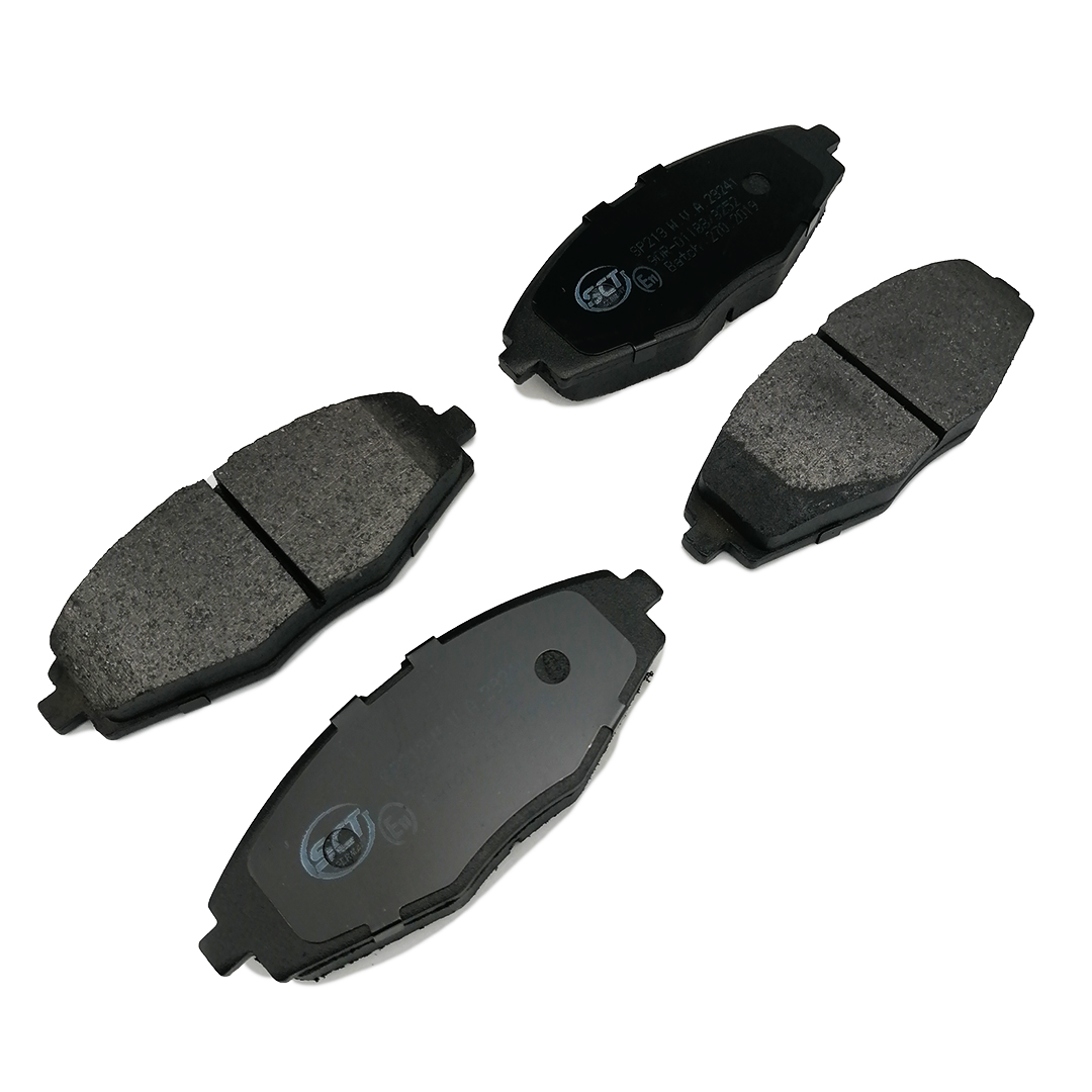 Колодка передня гальмівна (компл. 4 шт) 13" Ланос, Сенс, Матіз SCT