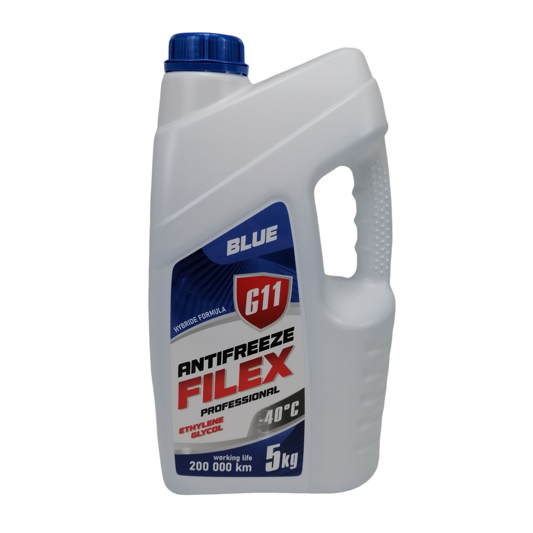 Тосол антифриз (охолоджуюча рідина) 5л синій -40 G-11 Filex