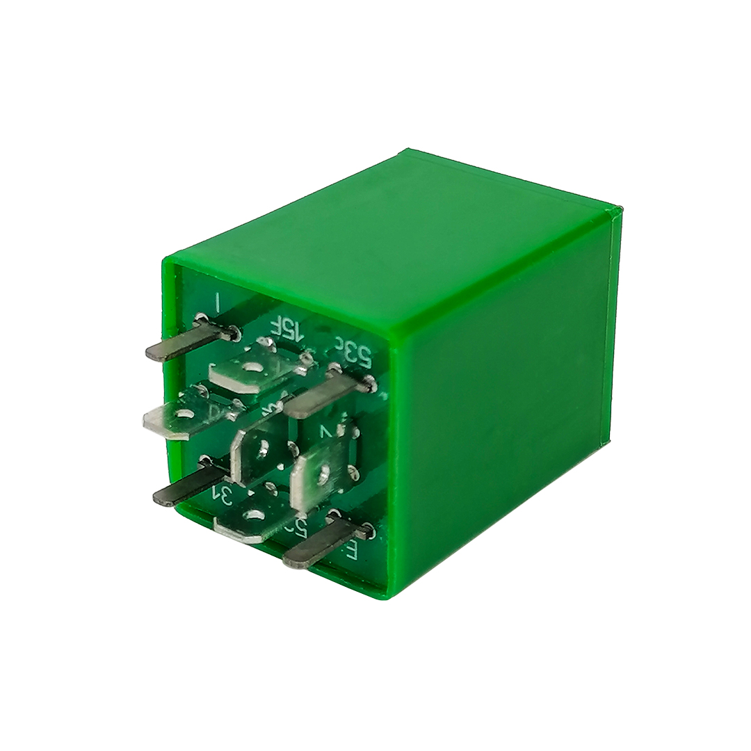 Реле склоочисника (двірників) 9 контактів зелене Ланос, Сенс FSO