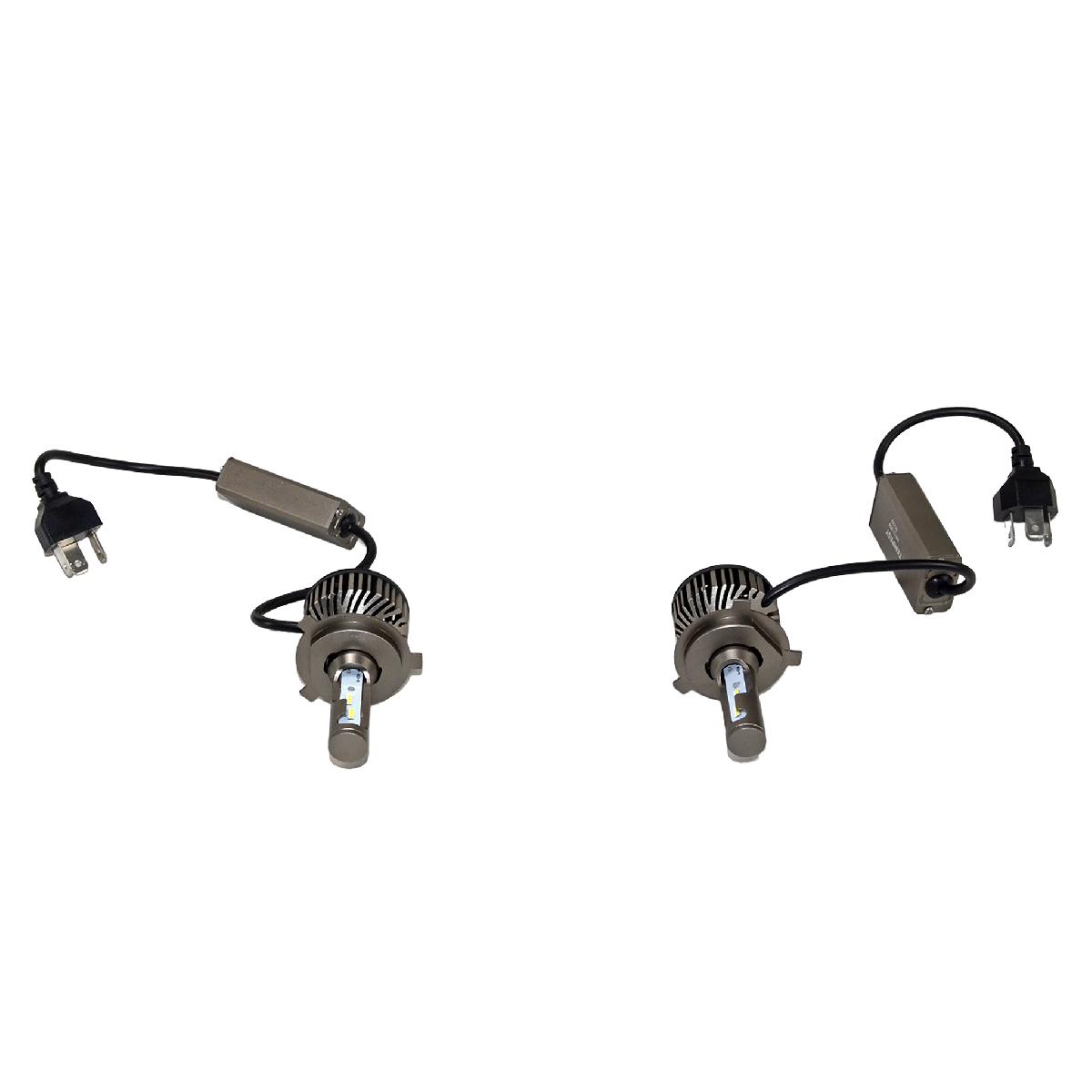 Лампа LED Н4 12-24V (компл. 2 шт) 6500K Plus Tempest