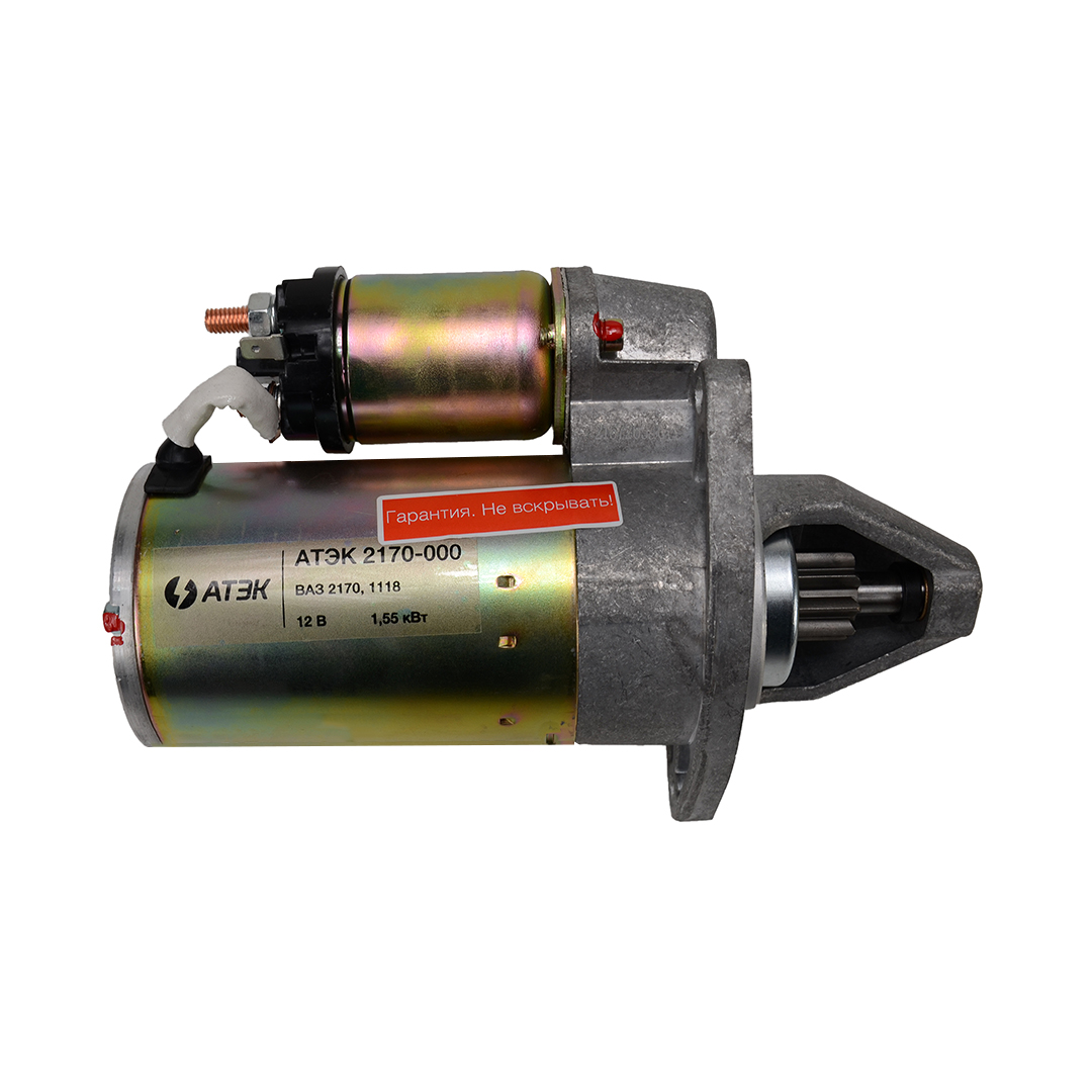 Стартер редукторний 3 шпильки 1118, 2110, 2111, 2112, 2170, 2171, 2172, 2190 Атек