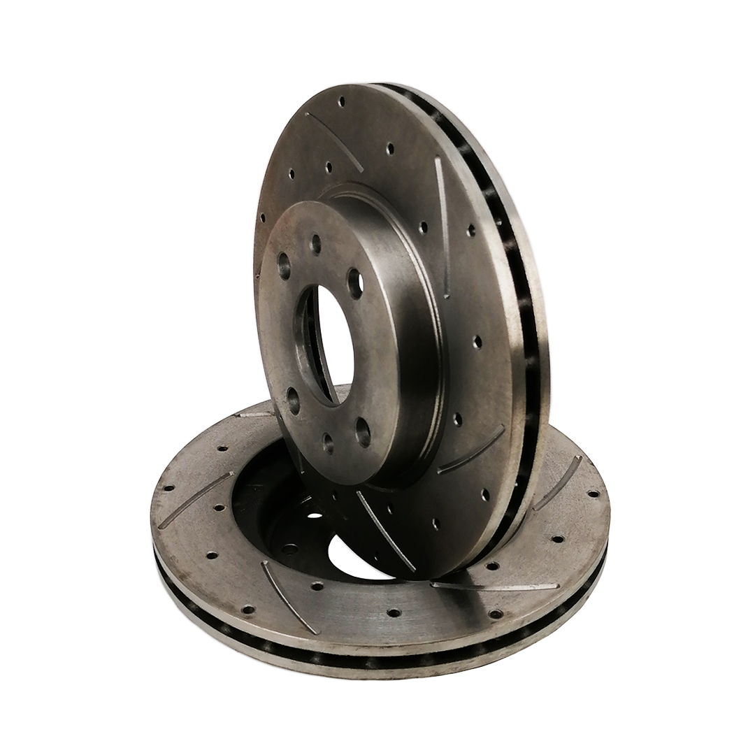 Диск переднього гальма 13" (компл. 2 шт) з перфорацією 2110, 2111, 2112, 2170, 2171, 2172, 1117, 1118, 1119, 2190 АТС