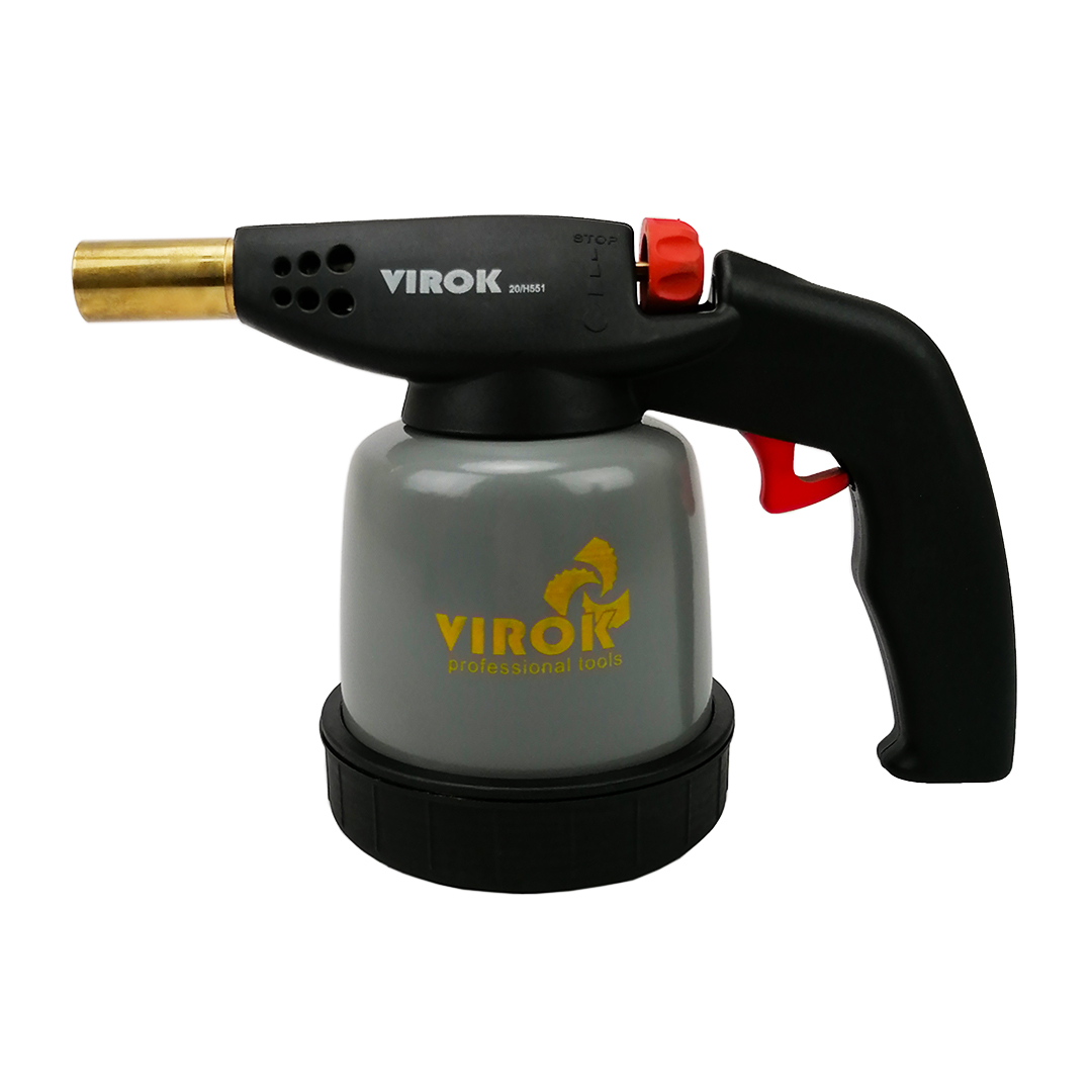 Пальник газовий (паяльна лампа) 360° під пробивний балон Virok
