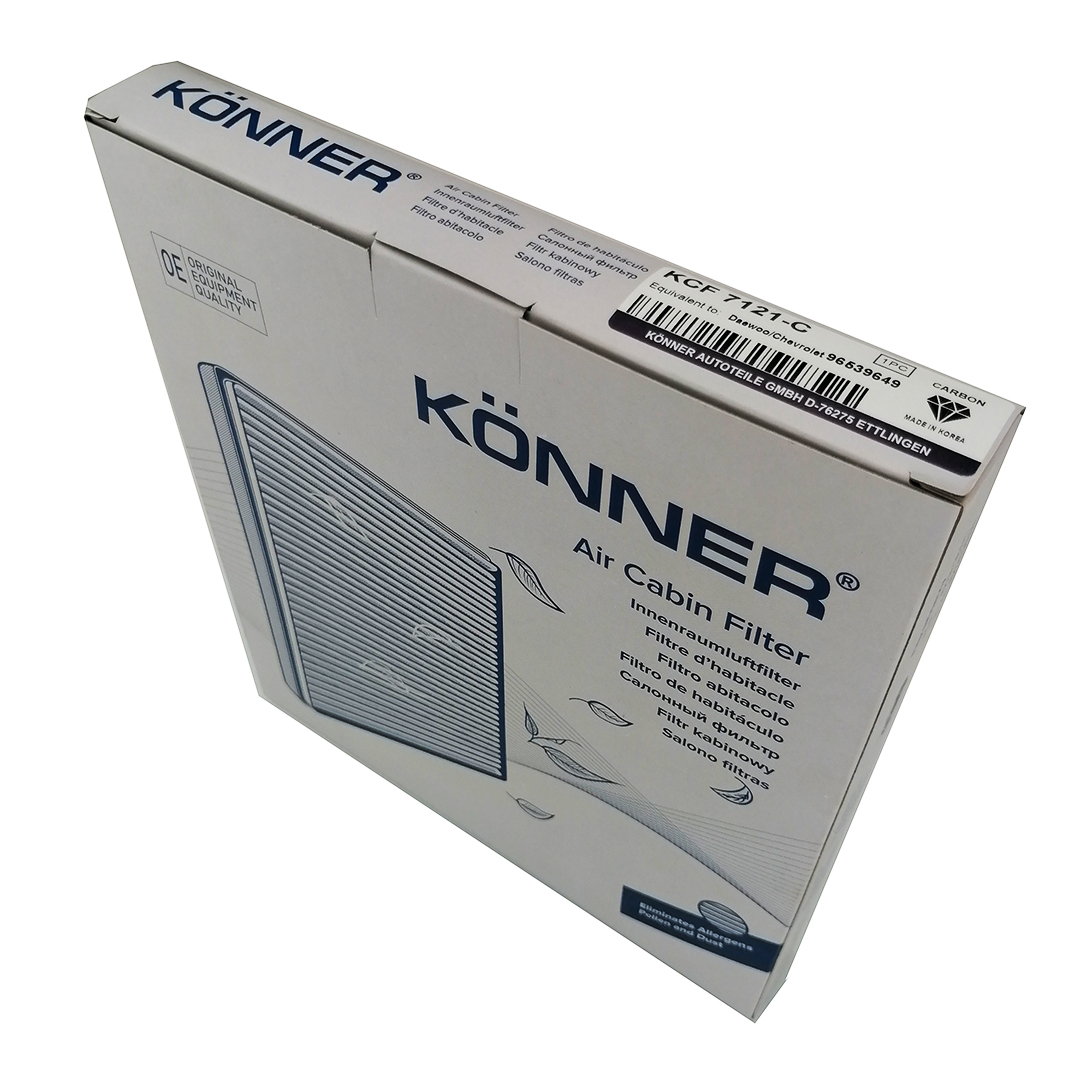 Фільтр салону вугільний Авео 1.5 Könner