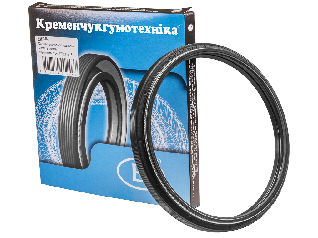 Сальник редуктора заднього моста зовнішній (з двома пружинами) БТР Кременчук