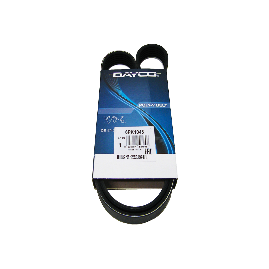 Ремень генератора 6РК-1045 с ГУР и кондиционером Ланос 1.4, Сенс Dayco