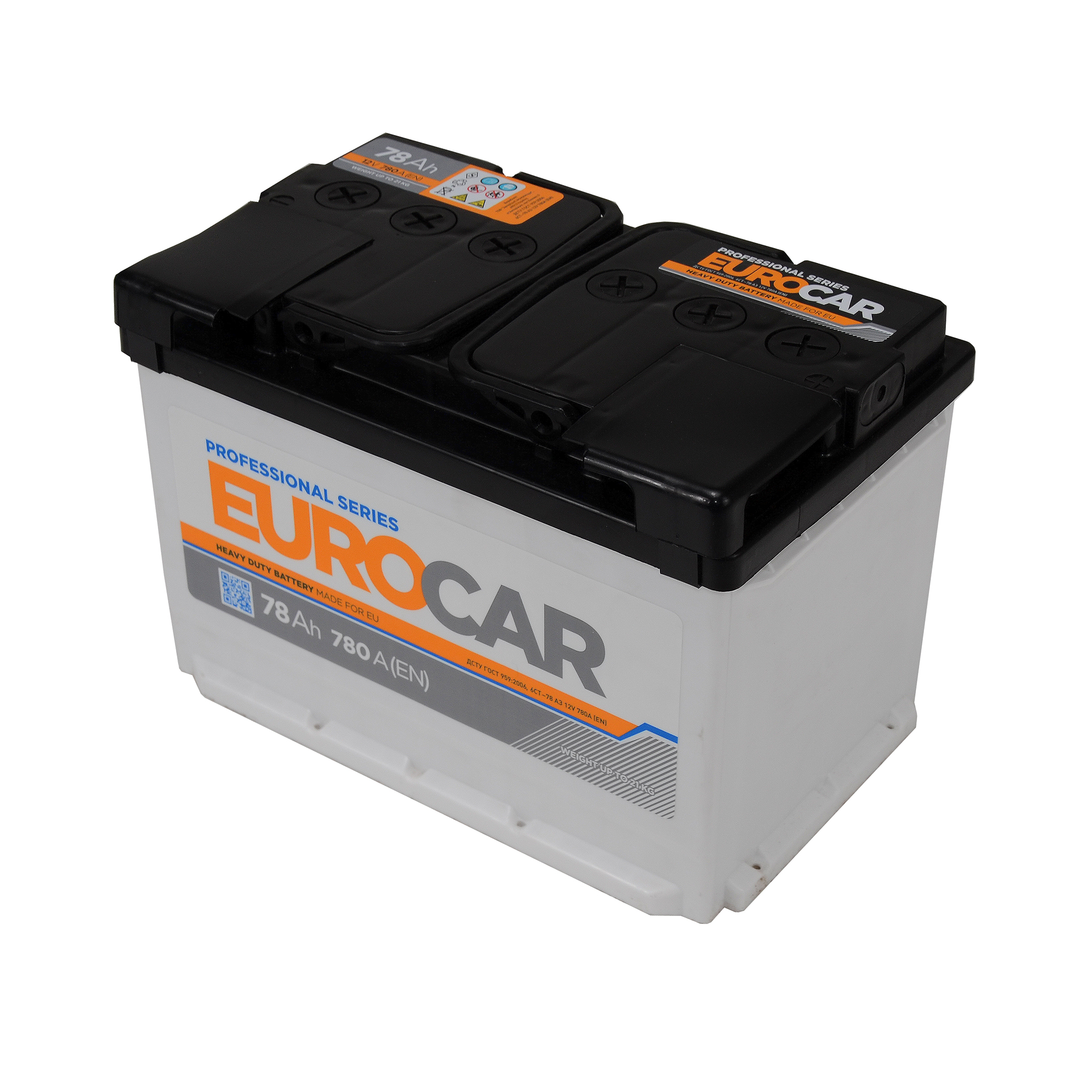 Аккумулятор 78 А/ч евро 780 А Eurocar 