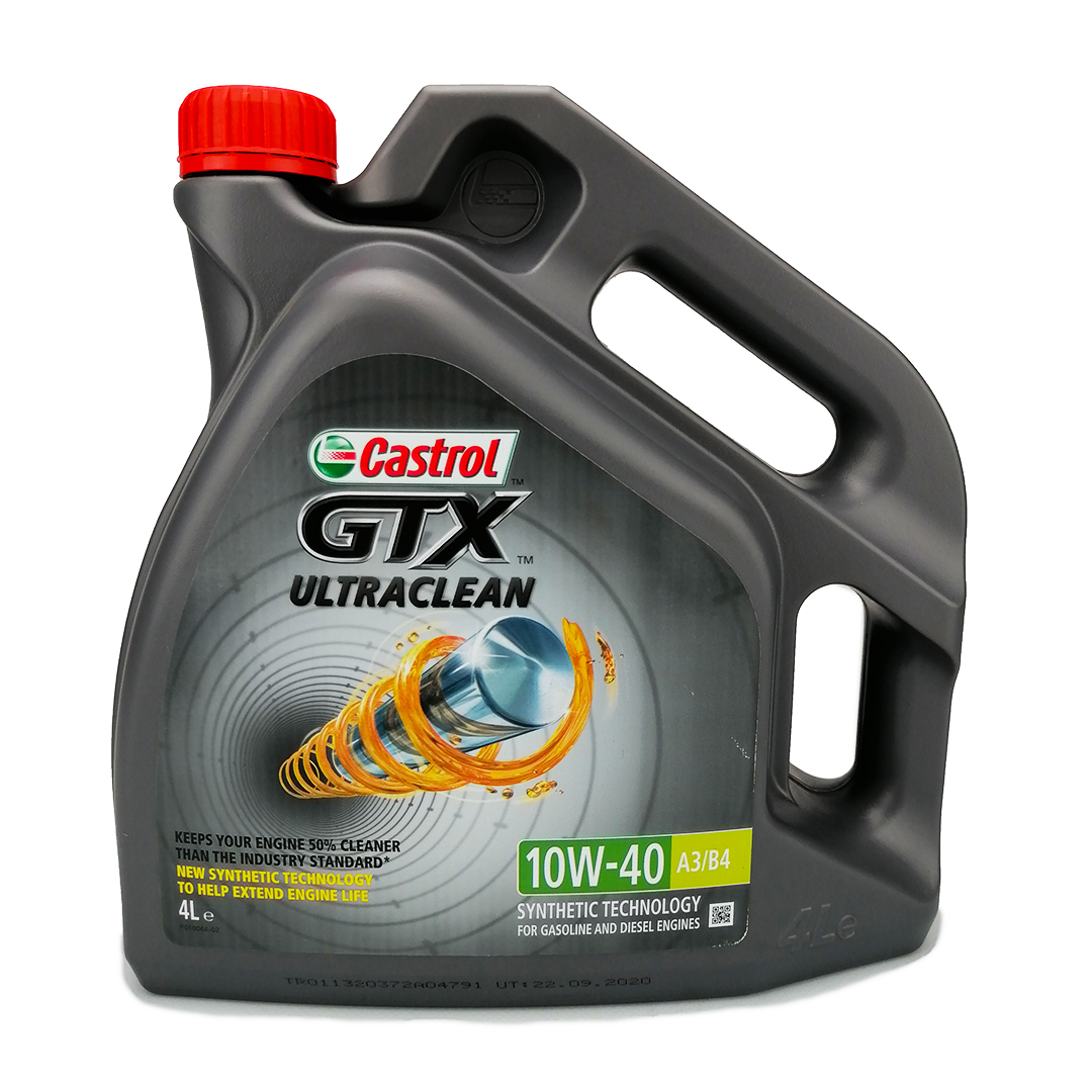 Олива моторна 10W-40 4л GTX Castrol