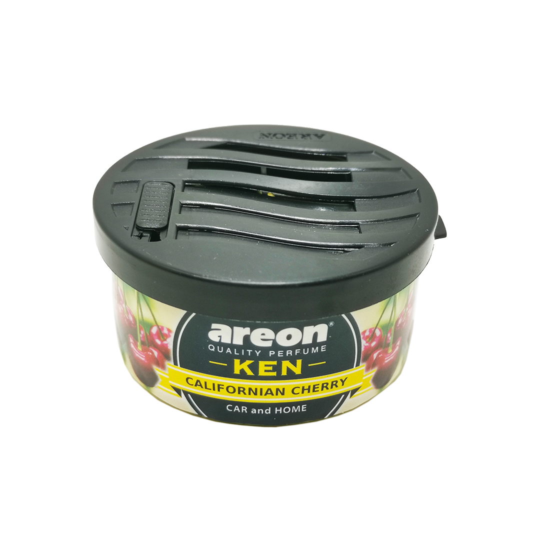 Освіжувач салону в підстаканник банка 35 гр Cherry (Вишня) Ken Areon