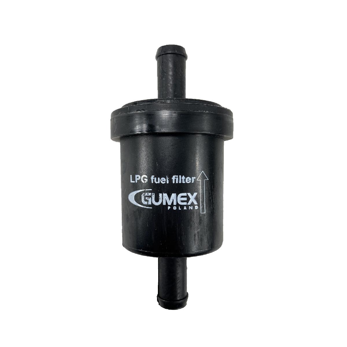 Фильтр газа тонкой очистки (паровой фазы) 12 х 12 мм универсальный пластик Gumex
