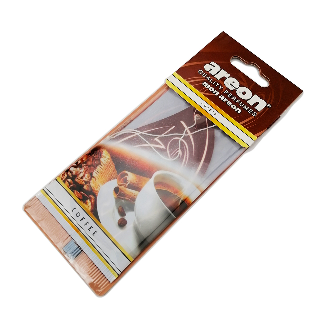 Освіжувач салону на дзеркало сухий Coffee (Кава) Mon Areon