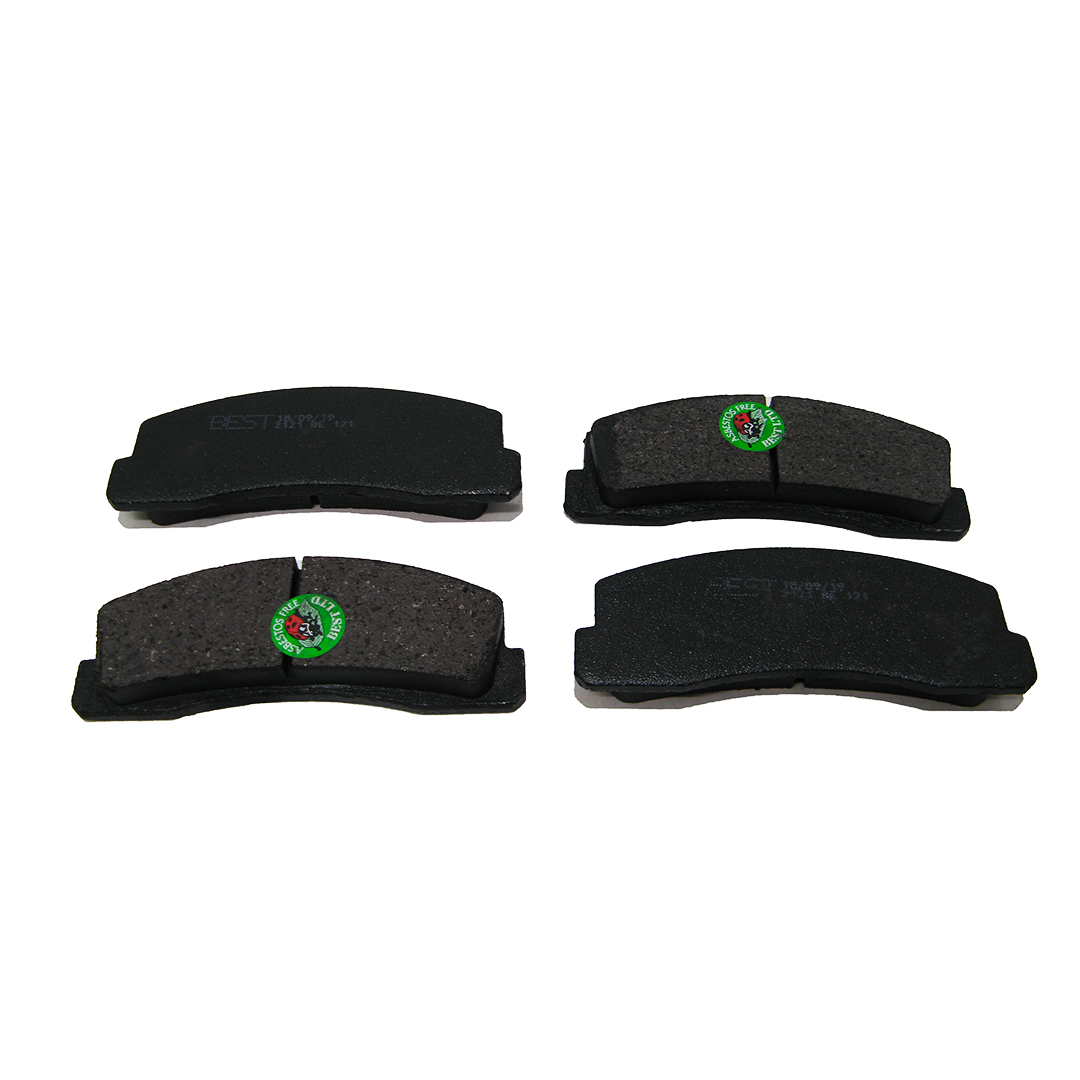 Колодка передня гальмівна (компл. 4 шт) 2121, 21213, 21214, 2123 Best