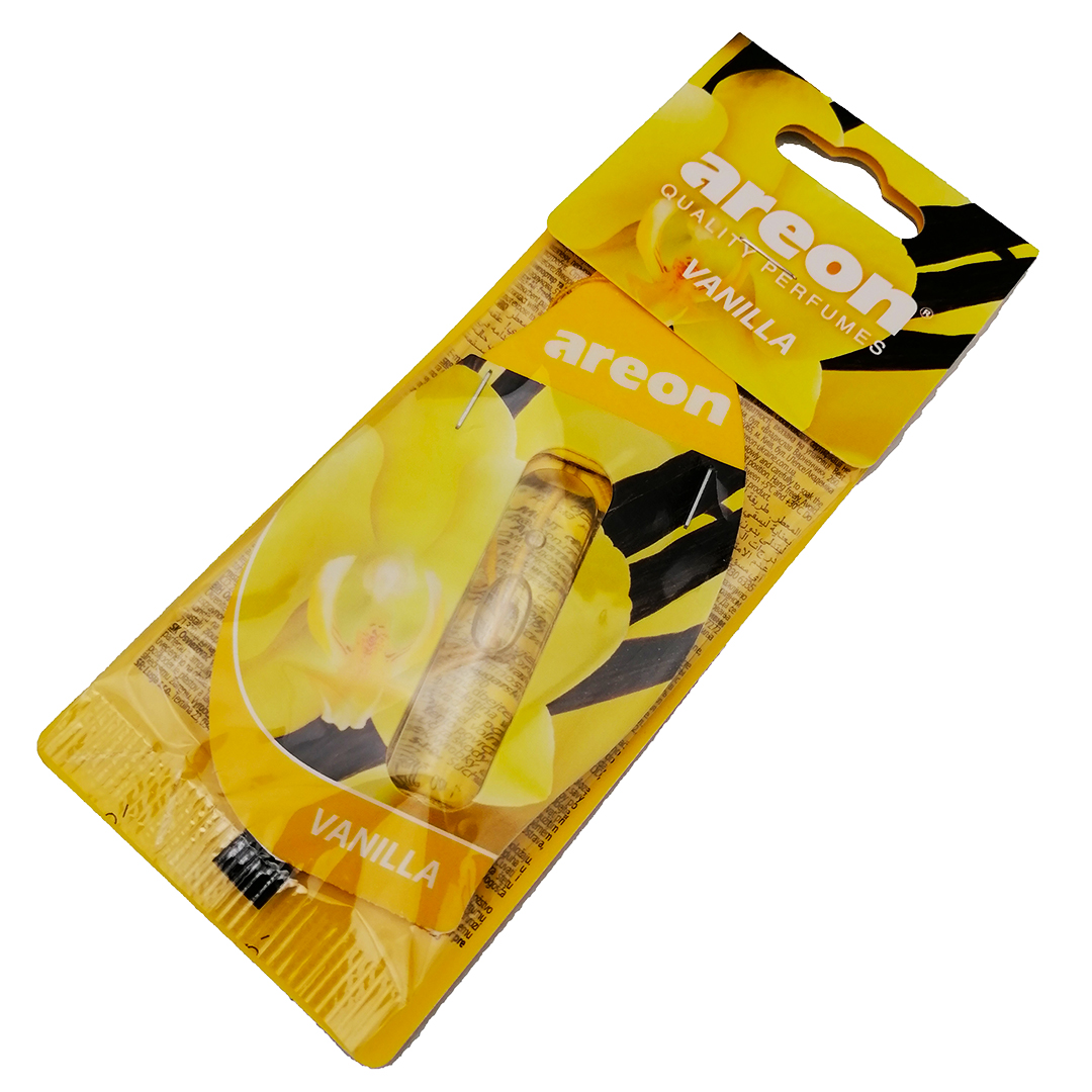 Освіжувач салону на дзеркало рідкий 5 мл Vanilla (Ваніль) Mon Liquid Areon