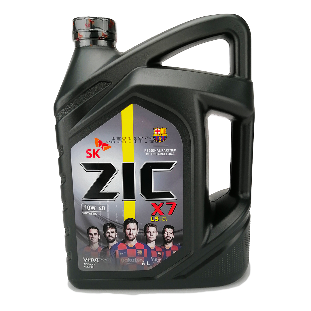 Олива моторна 10W-40 6л Х7 LS ZIC