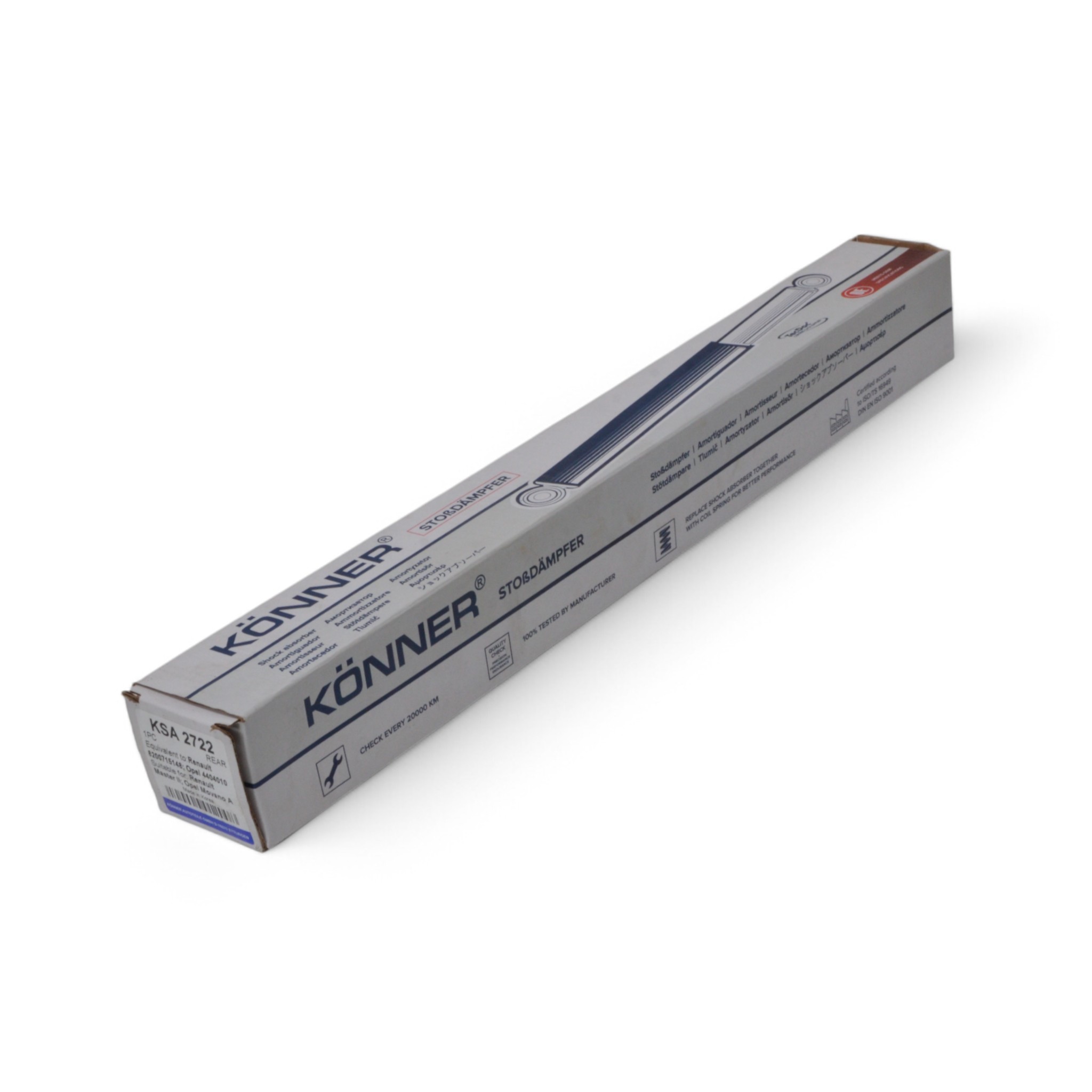 Амортизатор задній газомасляний Renault Master II, Opel Movano A Könner