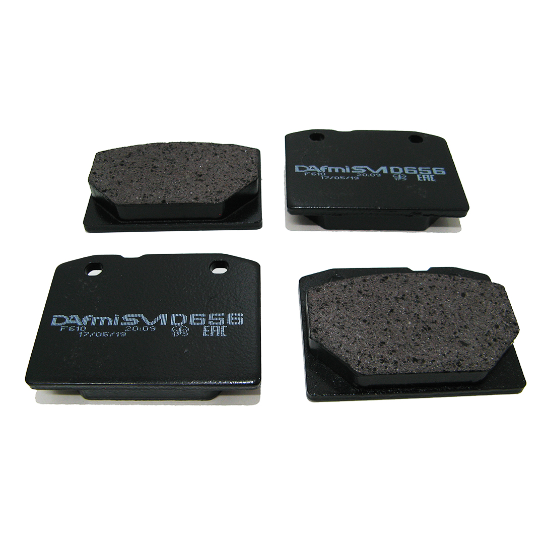 Колодка передня гальмівна (компл. 4 шт) 2101, 2102, 2103, 2104, 2105, 2106, 2107 Dafmi