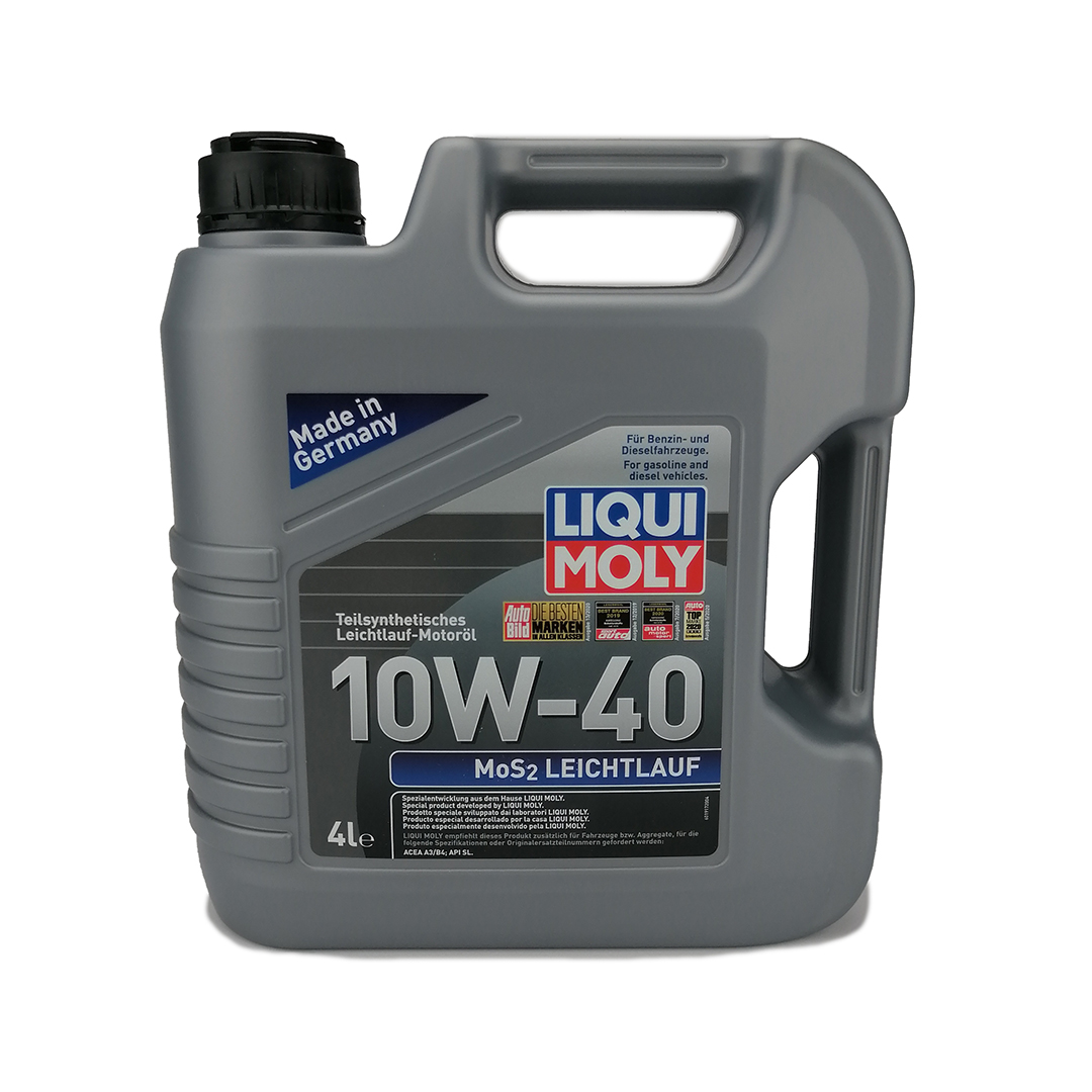 Олива моторна 10W-40 4л MoS2 Leichtlauf Liqui Moly