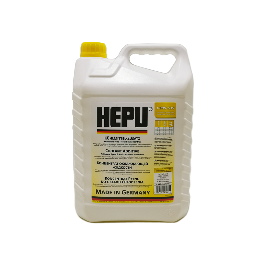 Тосол антифриз (охолоджуюча рідина) 5л жовтий -80 G-11 (концентрат) Hepu