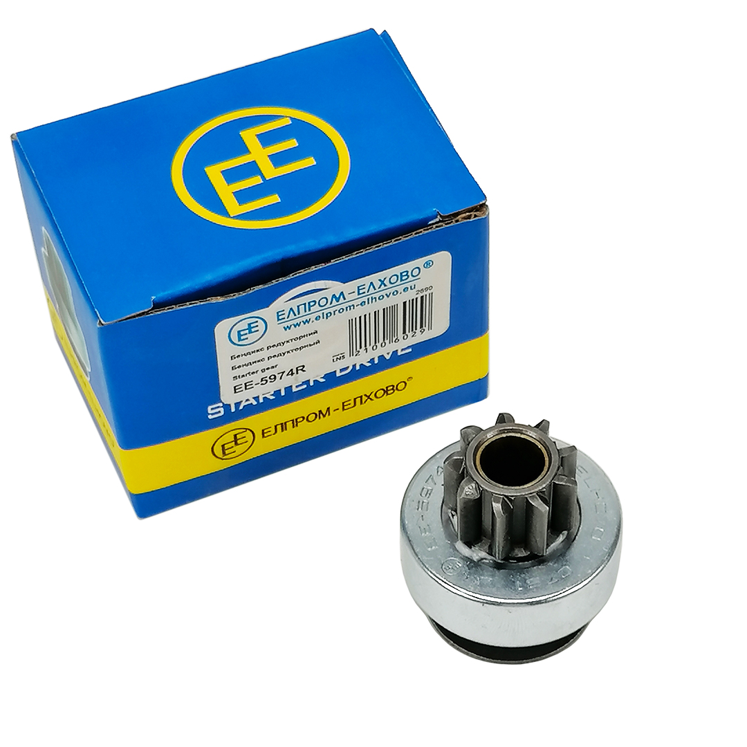 Бендікс (9 зубів, 6 шліців) Ланос 1.5, 1.6, Авео 1.5 (привід стартера) Elprom-Elhovo