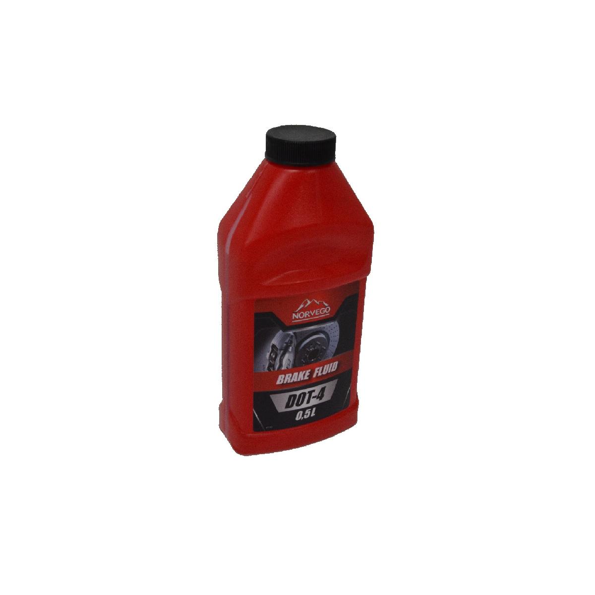 Гальмівна рідина 500 мл ДОТ-4 Norvego