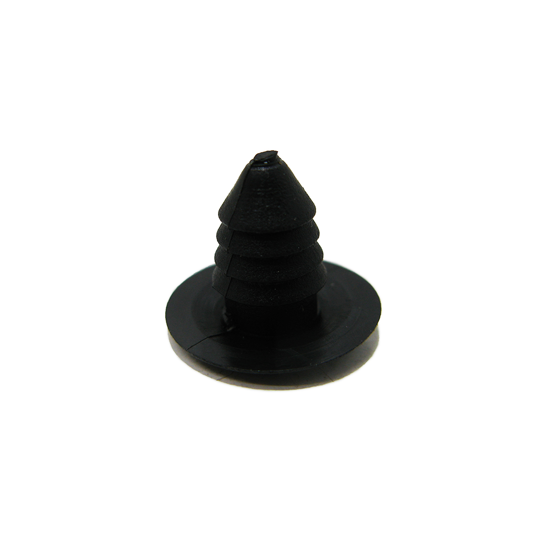 Кліпса №63 чорна (в упак. 100 шт) внутрішній обшивки, молдингу, килимка e-Golf, Polo, Passat, Audi 100 Shemi