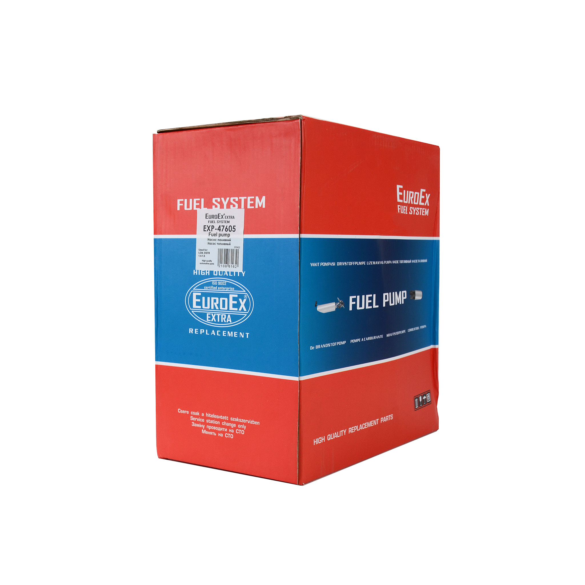 Насос топливный Renault Logan 1.4, 1.6 1 выход без обратки (колба, модуль) EuroEx