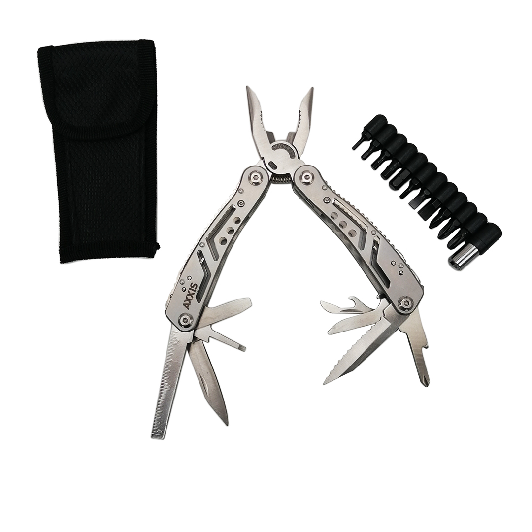 Мультитул універсальний 25 в 1 (плоскогубці) з чохлом Axxis
