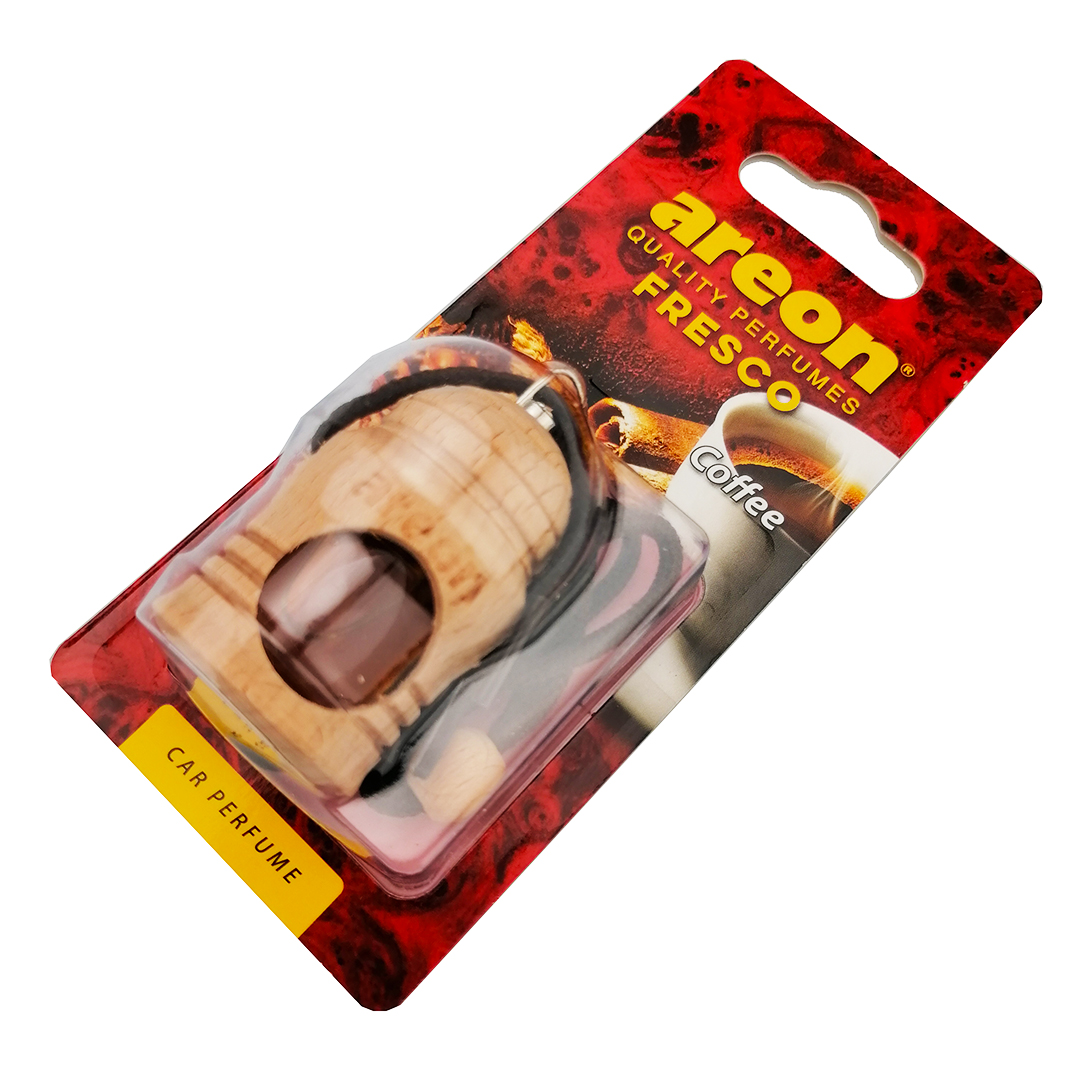 Освіжувач салону на дзеркало рідкий 4 мл Coffee (Кава) Fresco Areon