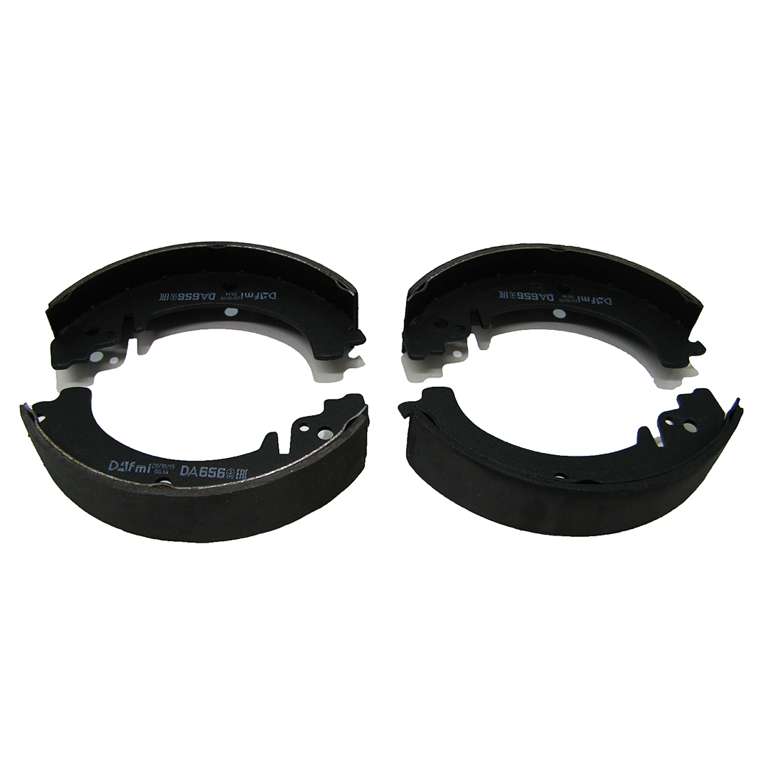 Колодка задня гальмівна (компл. 4 шт) 2101, 2102, 2103, 2104, 2105, 2106, 2107, 2121, 21213, 21214 Dafmi