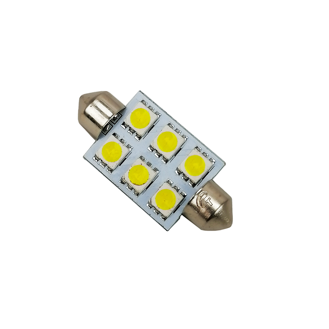 Лампа салону LED 39 мм T11 12V 6 діодів Tempest