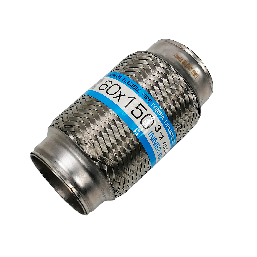 Гофра глушника 60 x 150 мм 3-х шарова EuroEx