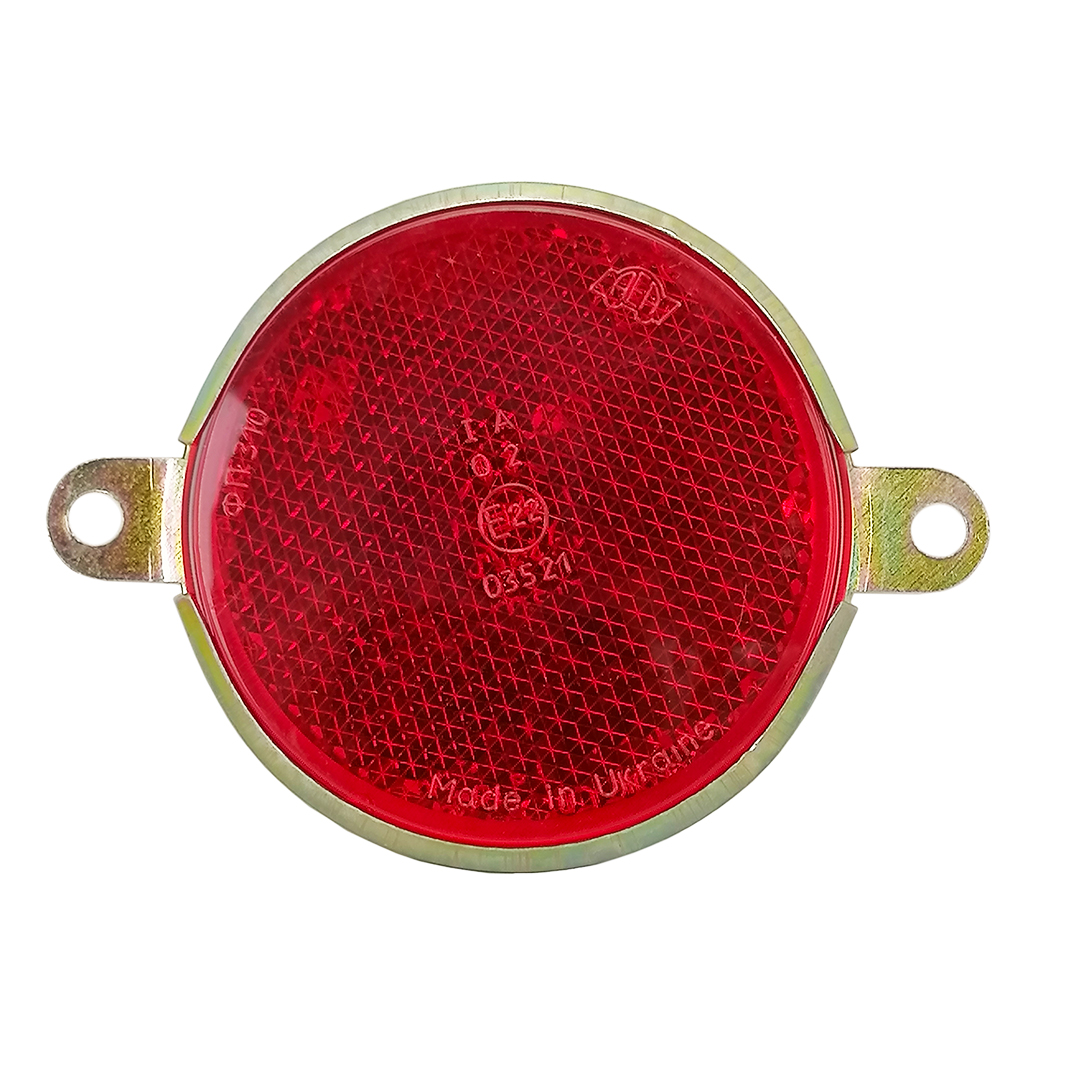 Катафот причепа круглий червоний (кріплення вухо) АЄА