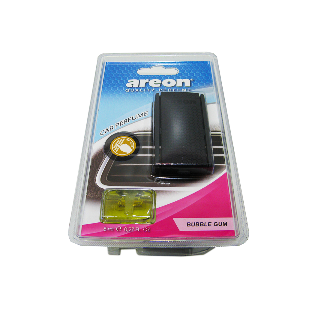 Освіжувач салону на дефлектор рідкий 8 мл Bubble gum (Жувальна гумка) Car Blister Areon