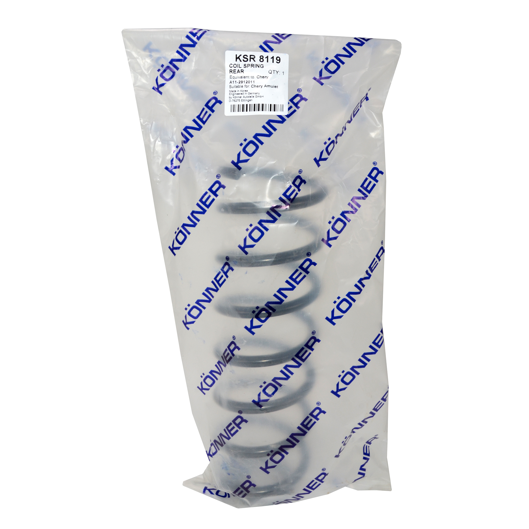 Пружина підвіски ззаду Амулет, Форза Könner