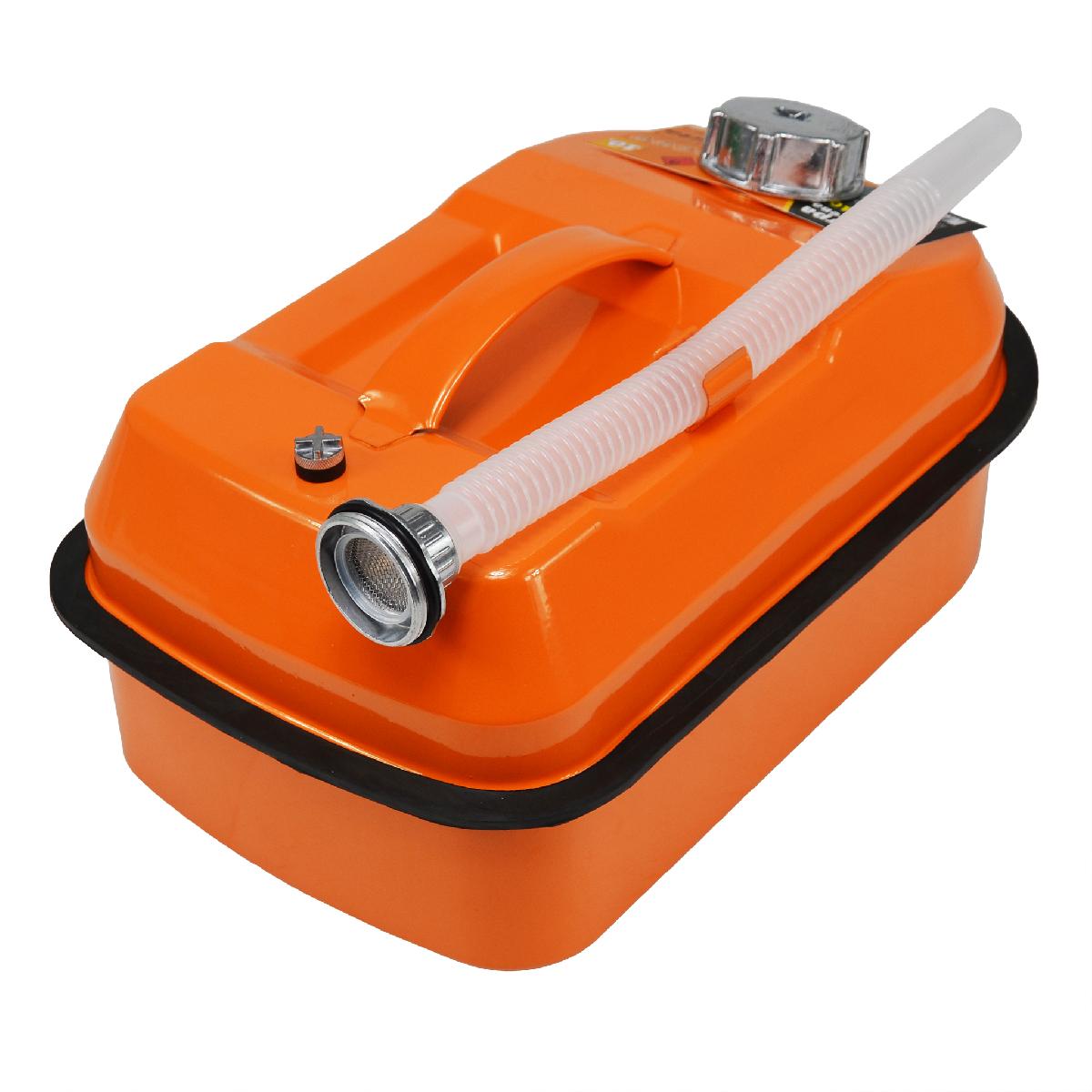 Каністра металева горизонтальна 10 л з лійкою Lavita