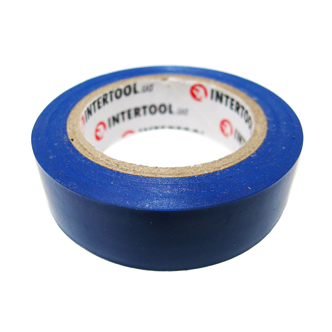 Ізолента 17 мм х 10 м синя Intertool