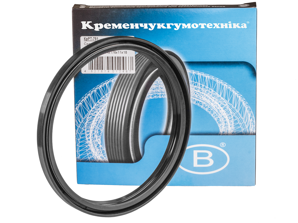 Сальник редуктора заднього моста зовнішній (з двома пружинами) БТР Кременчук