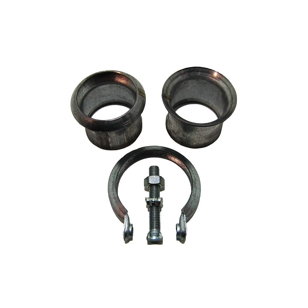 Хомут глушителя Ø 55 мм с патрубками иномарка Украина