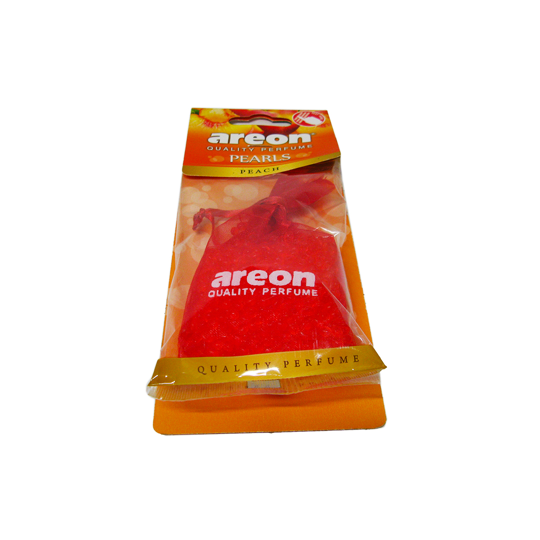 Освіжувач салону на дзеркало мішечок Peach (Персик) Pearls Areon