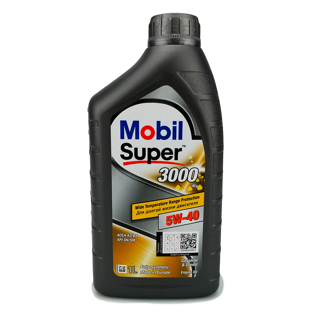 Олива моторна 5W-40 1л 3000 Mobil