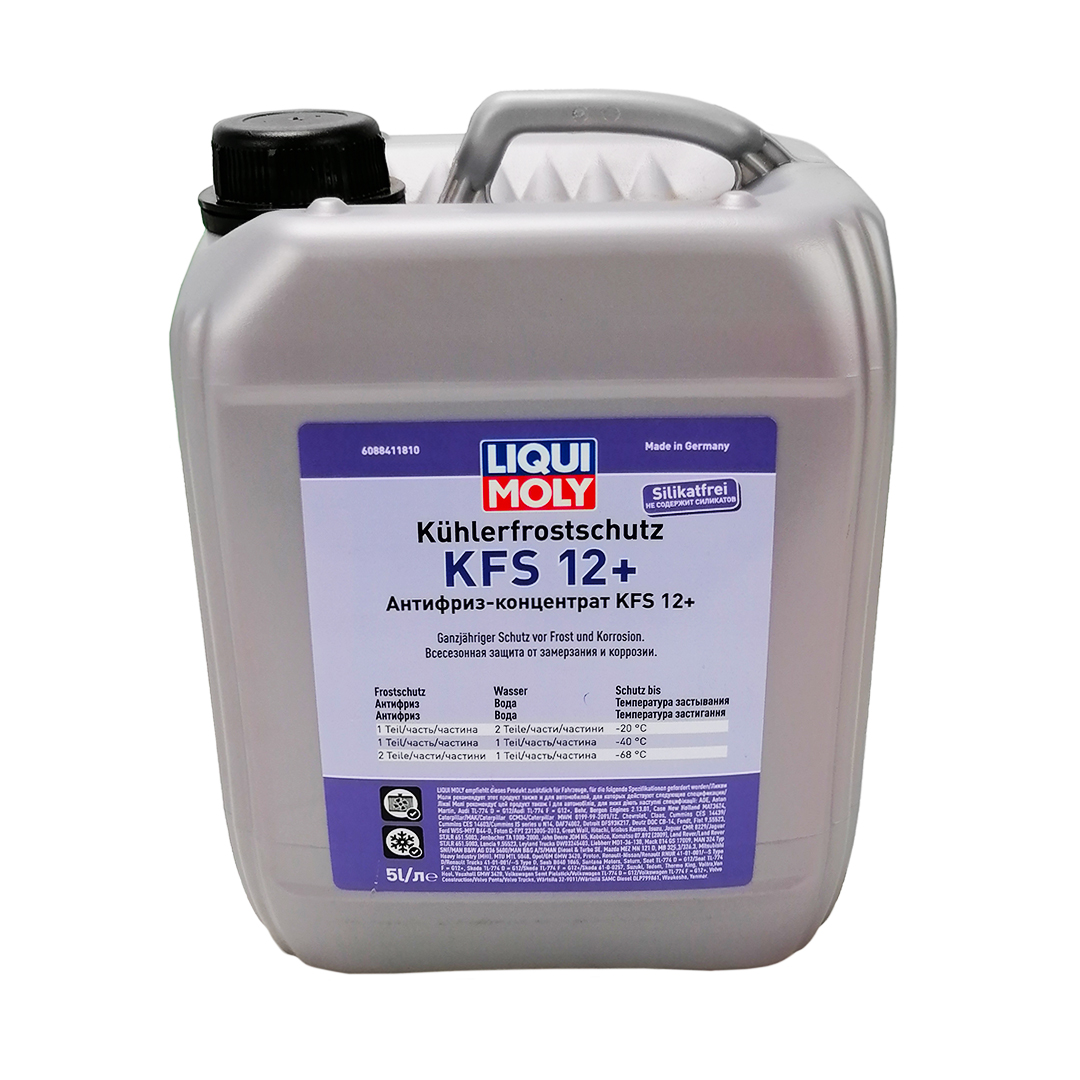 Тосол антифриз (охлаждающая жидкость) 5л красный -80 G-12+ (концентрат) Liqui Moly