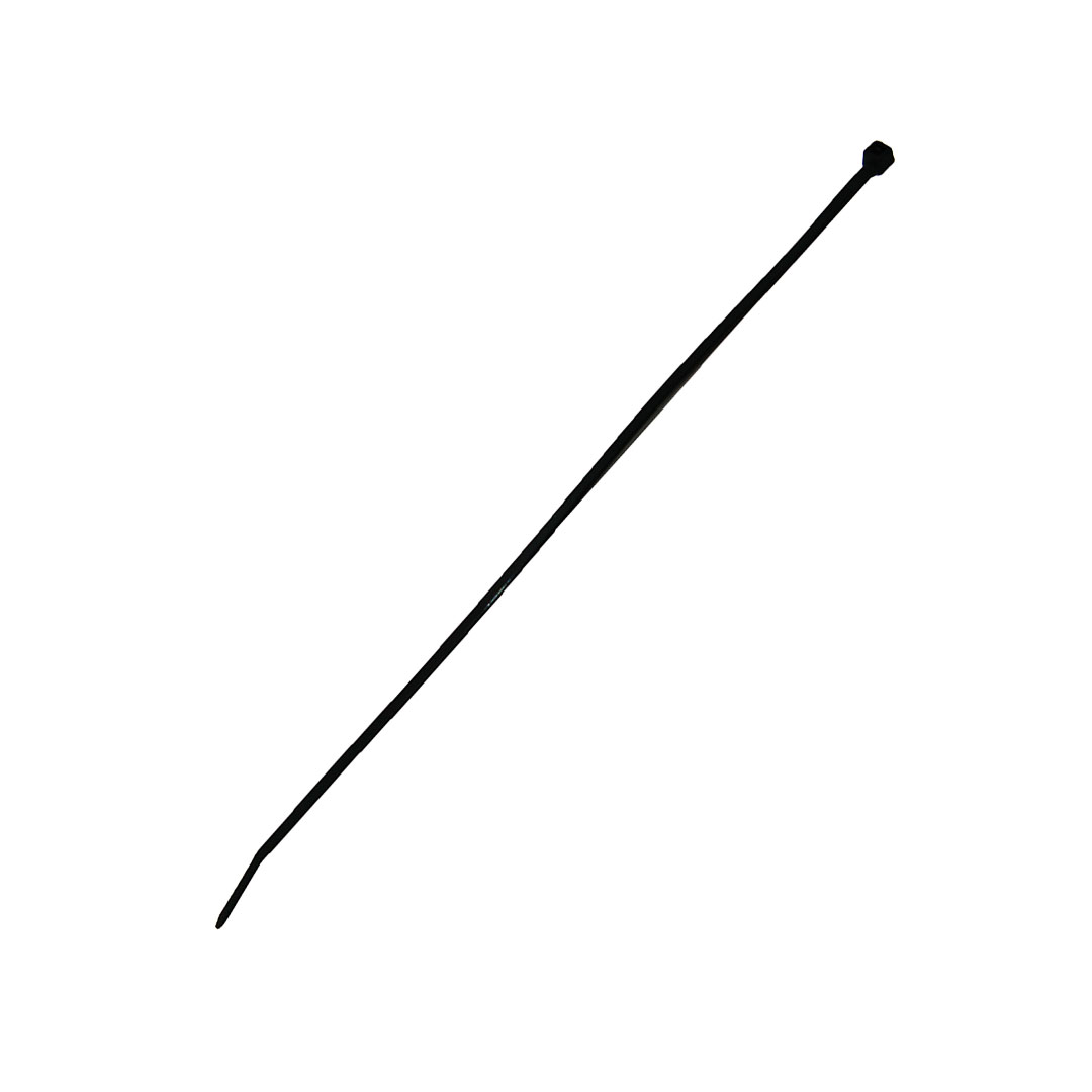 Хомут пластик 2,5 х 200 (в упак. 100 шт) чорний ДК