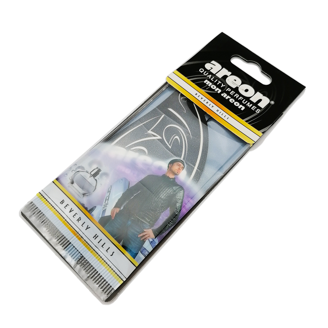Освіжувач салону на дзеркало сухий Beverly Hills (Беверлі Хілз) Mon Areon