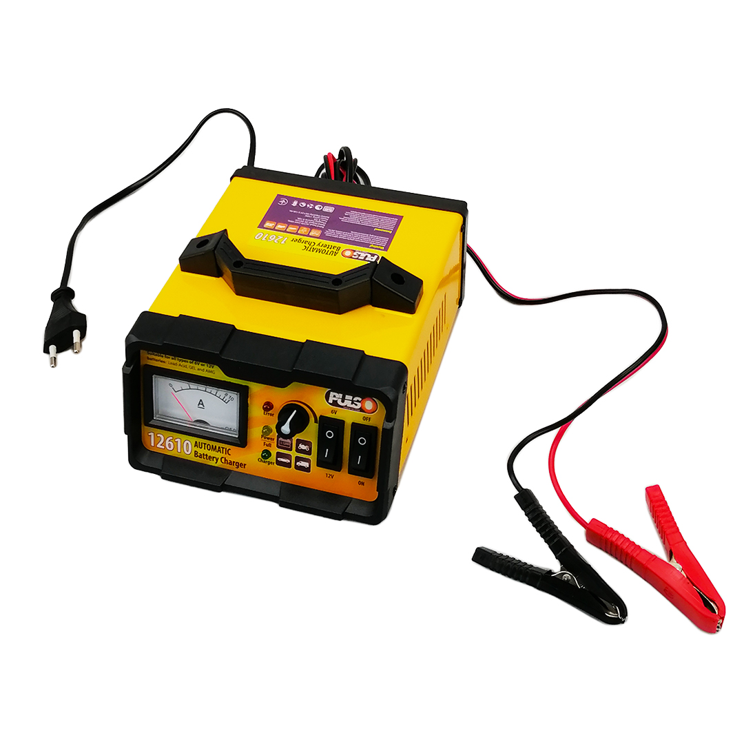 Зарядний пристрій 10A 6/12V імпульс Pulso