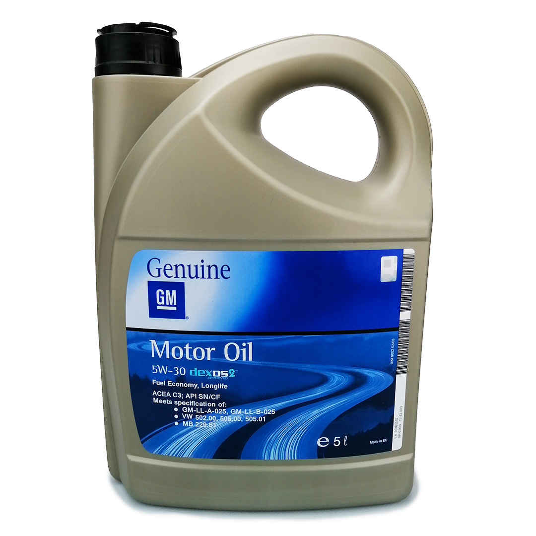 Олива моторна 5W-30 5л Dexos 2 GM