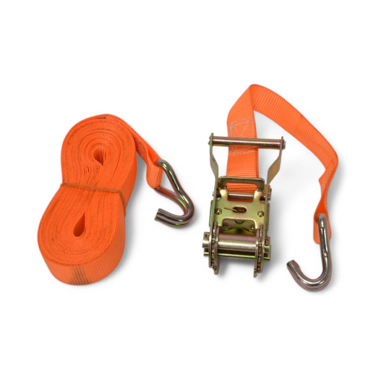 Ремінь стяжки вантажу 27 мм х 5 м 1,5т металева ручка ДК