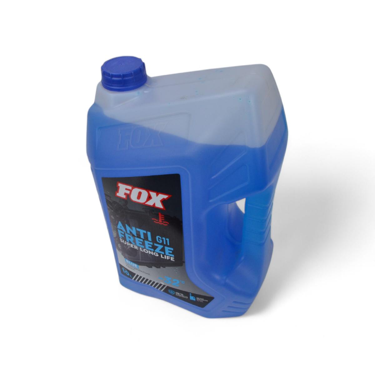 Тосол антифриз (охолоджуюча рідина) 10л синій -32 G-11 FOX