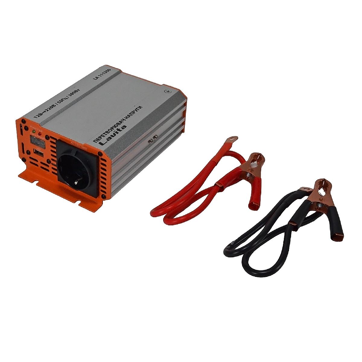 Перетворювач напруги (інвертор) 12-220В 300/600 Вт Lavita